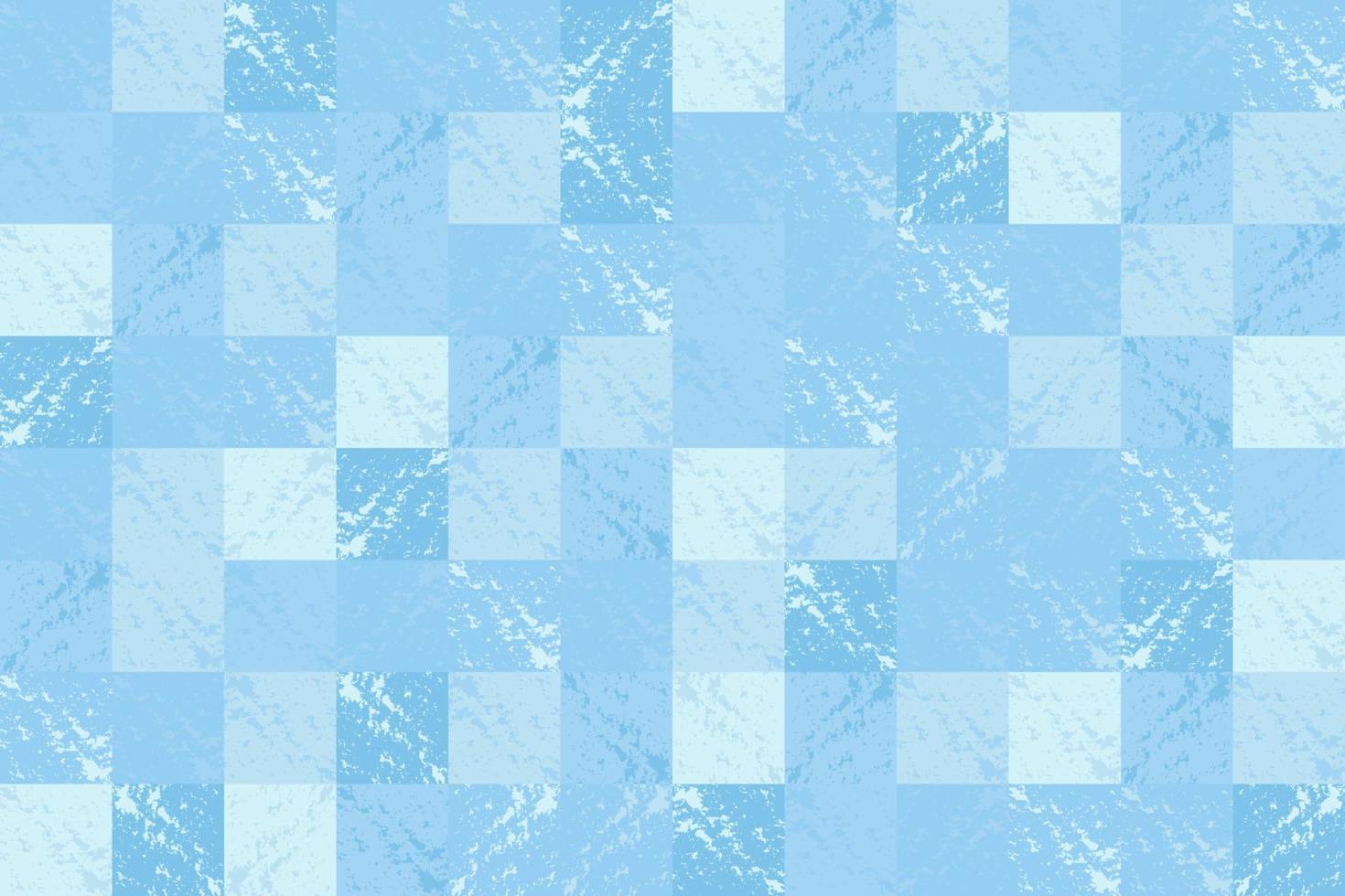 abstraktes blaues Quadrat Fliese Wand Musterdesign Farbspritzer mit hoher Auflösung. quadratische nahtlose Textur und Hintergrund vektor