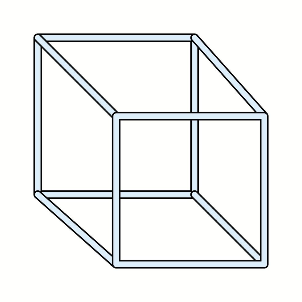 Symbol für schöne Würfelvektorlinie vektor