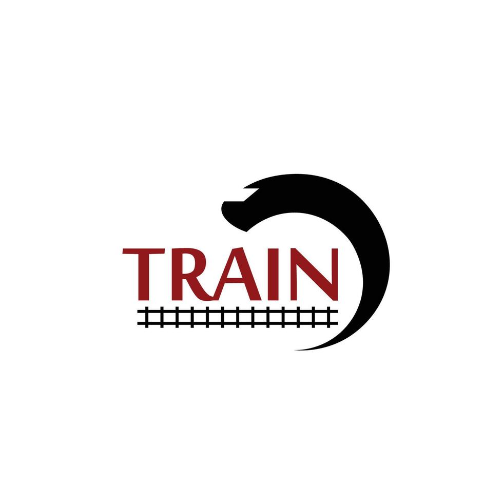 tåg logotyp transport resa teknologi järnväg vektor