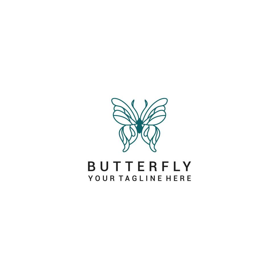 schmetterling logo symbol design vektor