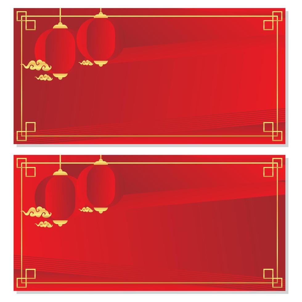 mittherbstfest chinesischer neujahrshintergrund mit laterne vektor