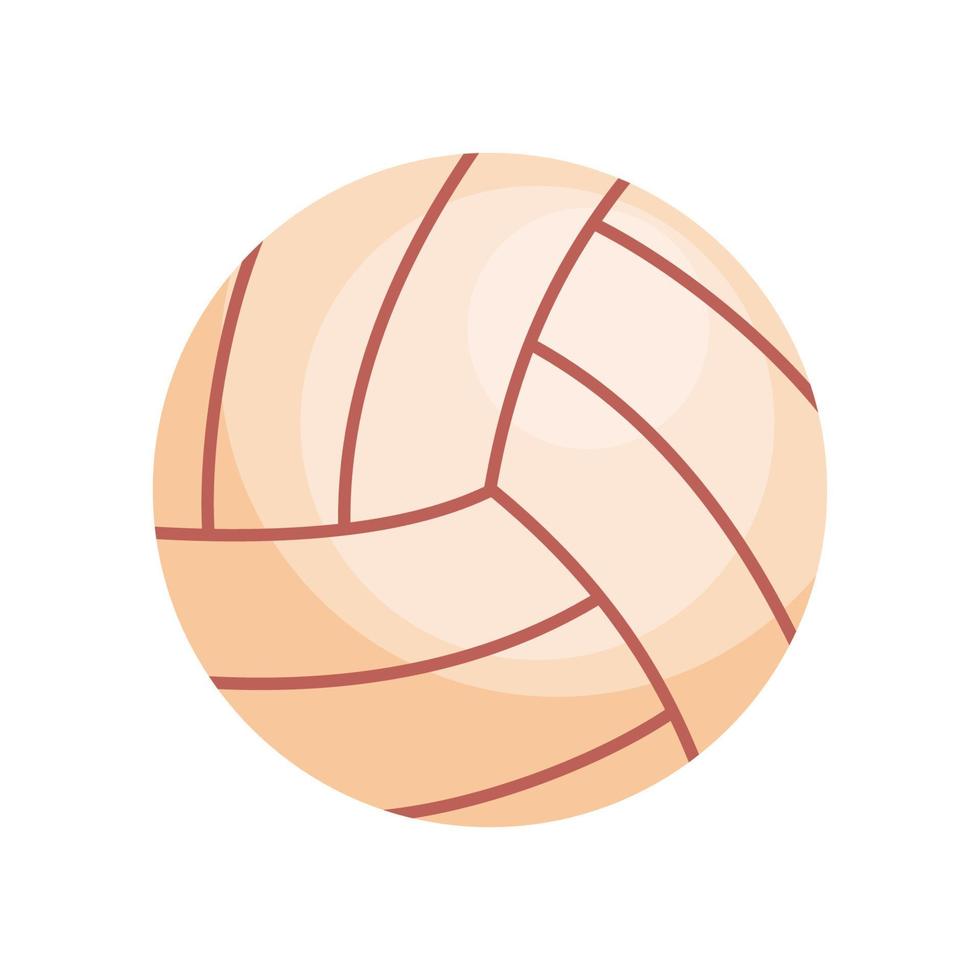 volleyboll boll isolerat på vit bakgrund. vektor illustration.