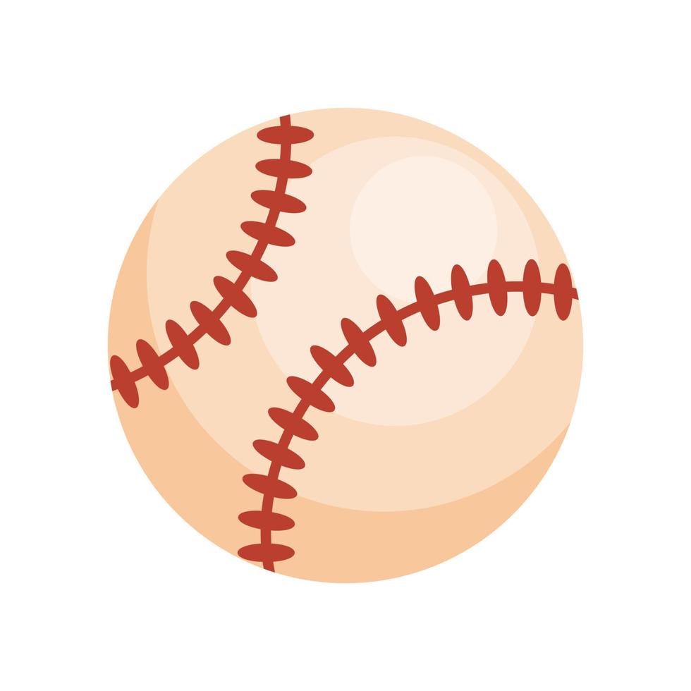 realistischer Baseballschläger und Ball. Holzschläger für Baseball. amerikanisches Sportspiel. Vektor-Illustration. vektor