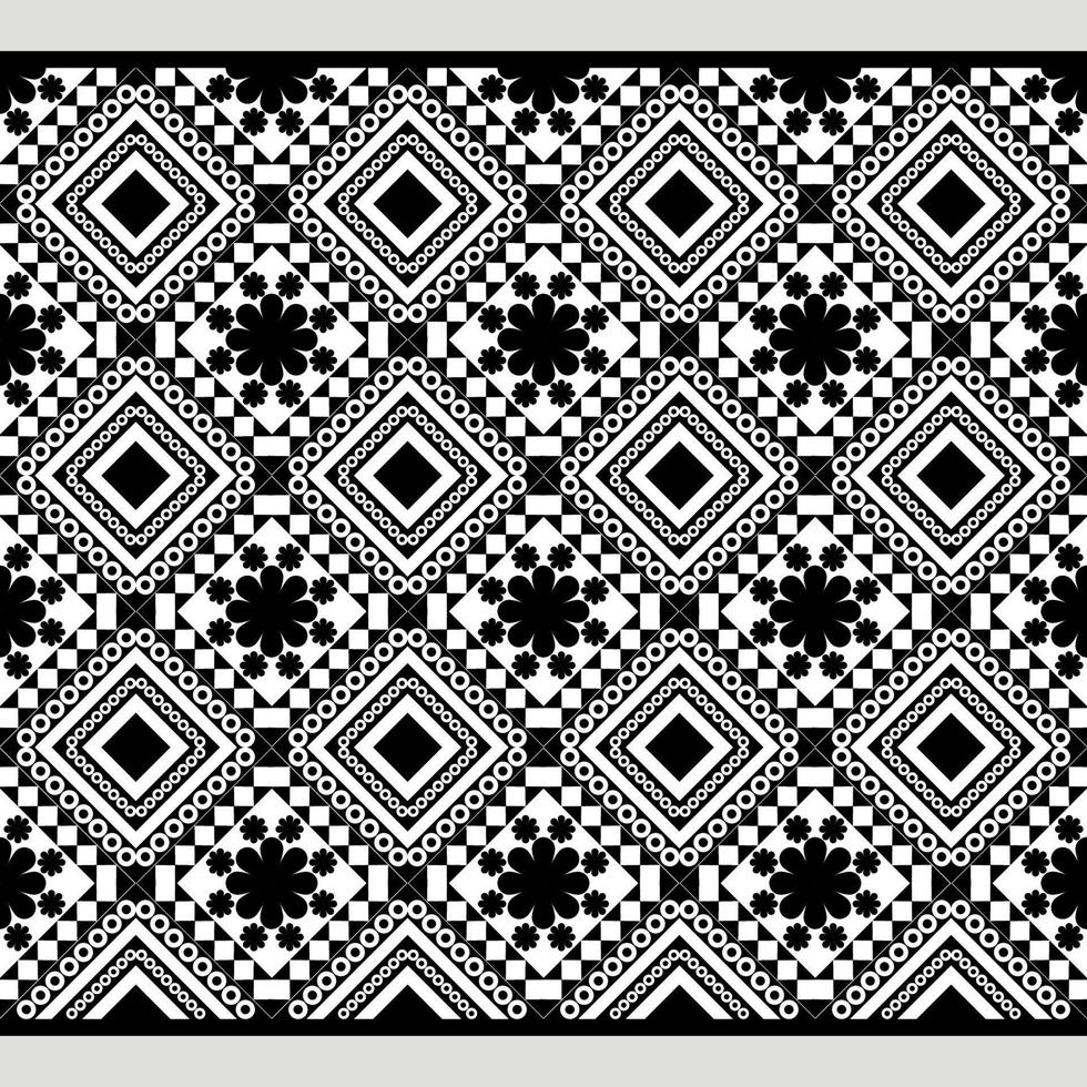 tyg mönster geometrisk för bakgrund matta tapet Kläder slå in batik tyg broderi illustration vektor skön