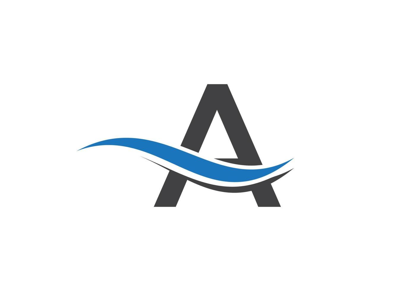 Monogramm ein Logo-Design für Geschäfts- und Firmenidentität vektor