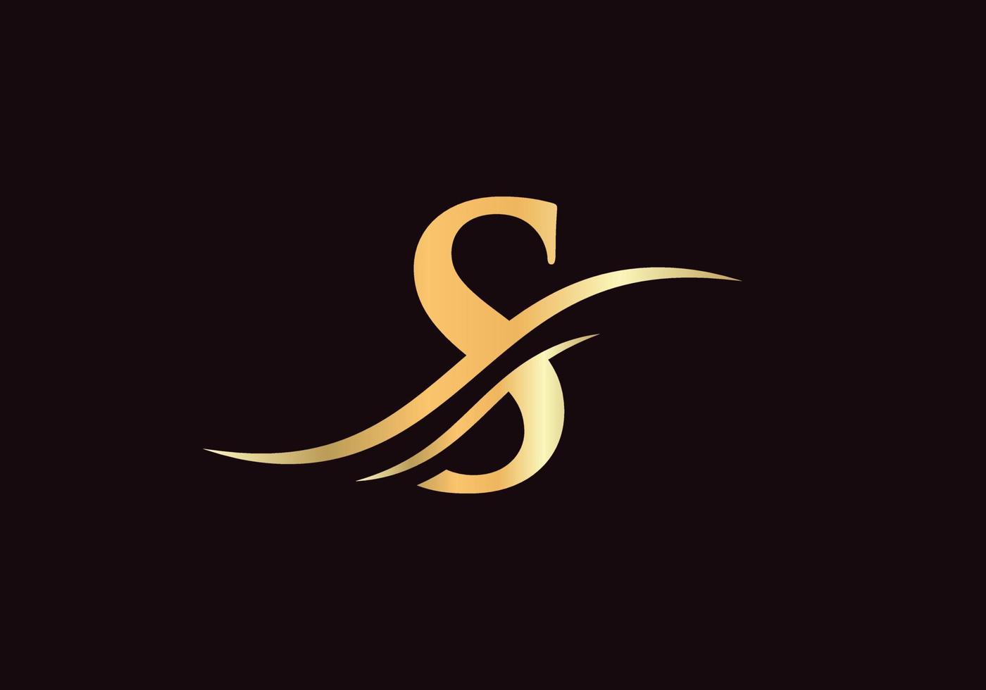 Anfangsbuchstabe-Logo mit moderner Geschäftstypografie-Vorlage. Logo-Design für kreative Buchstaben vektor