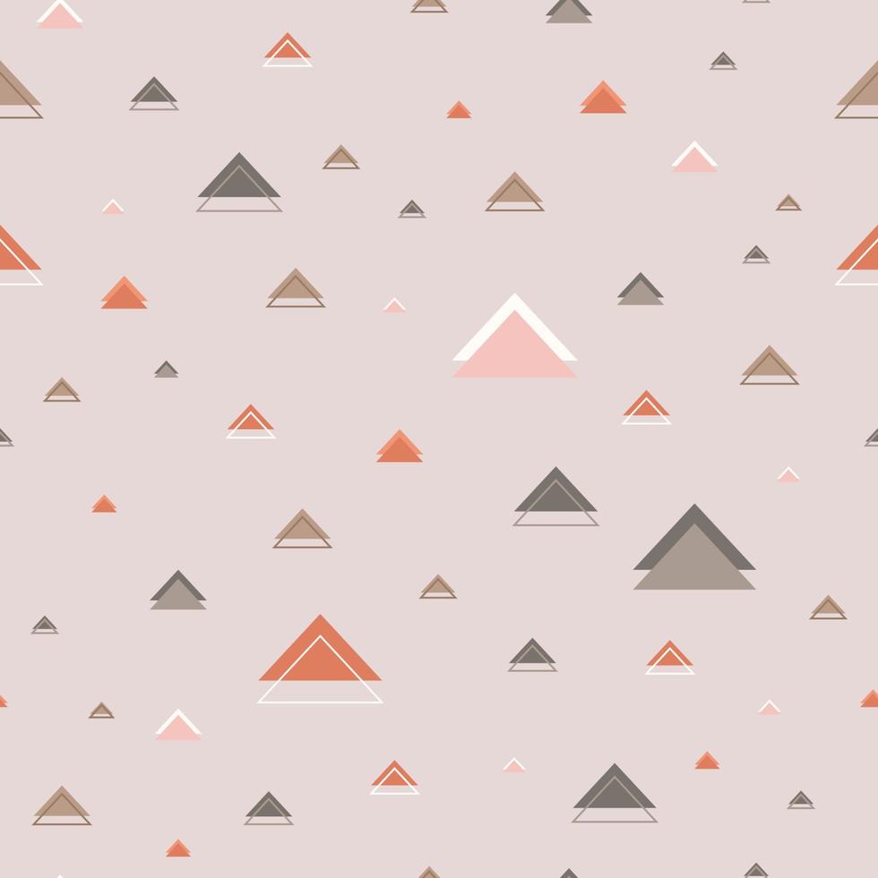 Vektor handgezeichnete Dreiecksmuster Hintergrund für Papierwaren