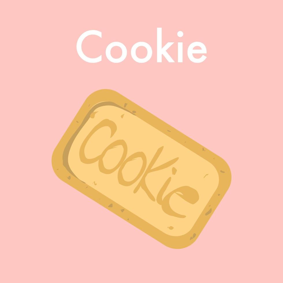 Cookie-Vektor-Symbol vektor