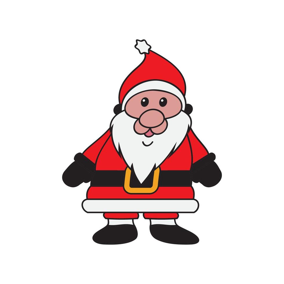 santa claus vektor illustrationer design ikon