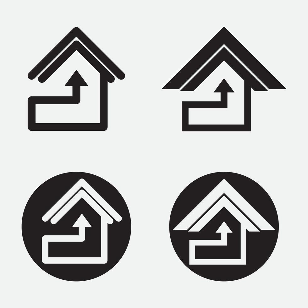 Smart-Home-Logo-Vektorgrafiken-Design vektor