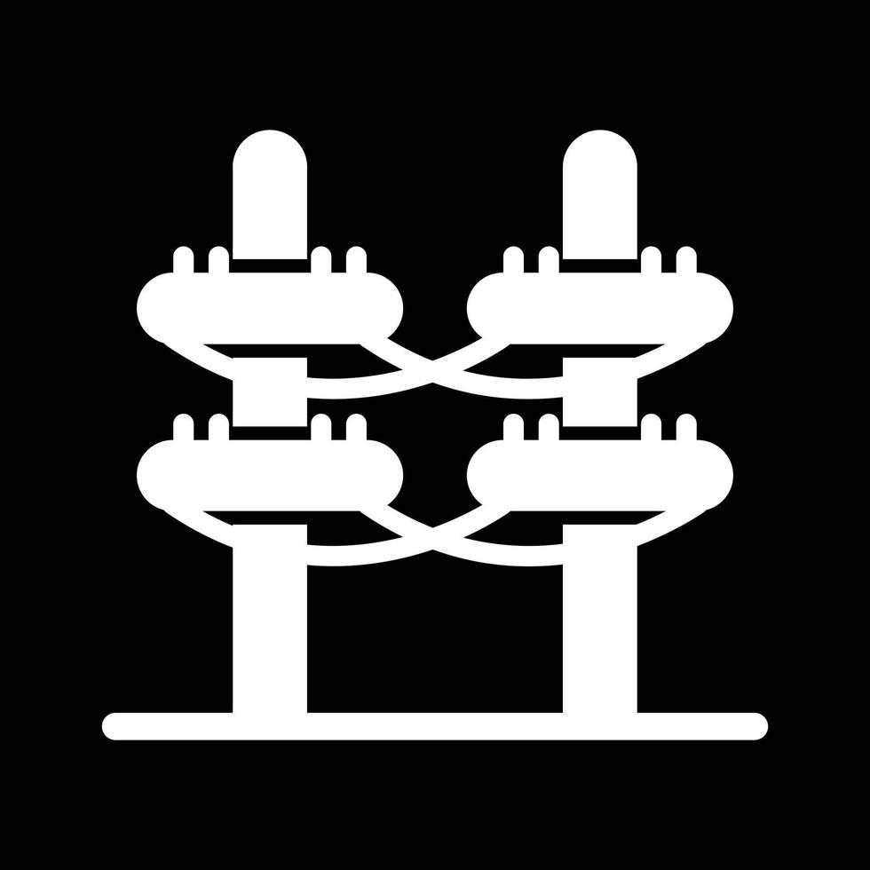 Vektorsymbol für elektrischen Turm vektor