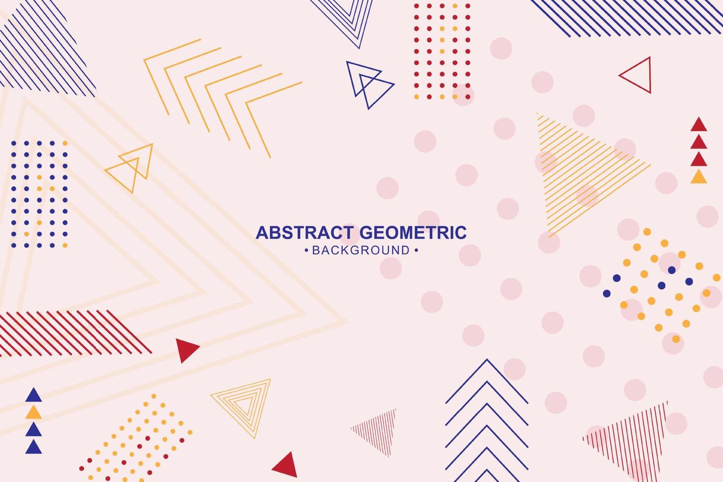 abstrakt färgrik geometrisk bakgrund i platt design vektor