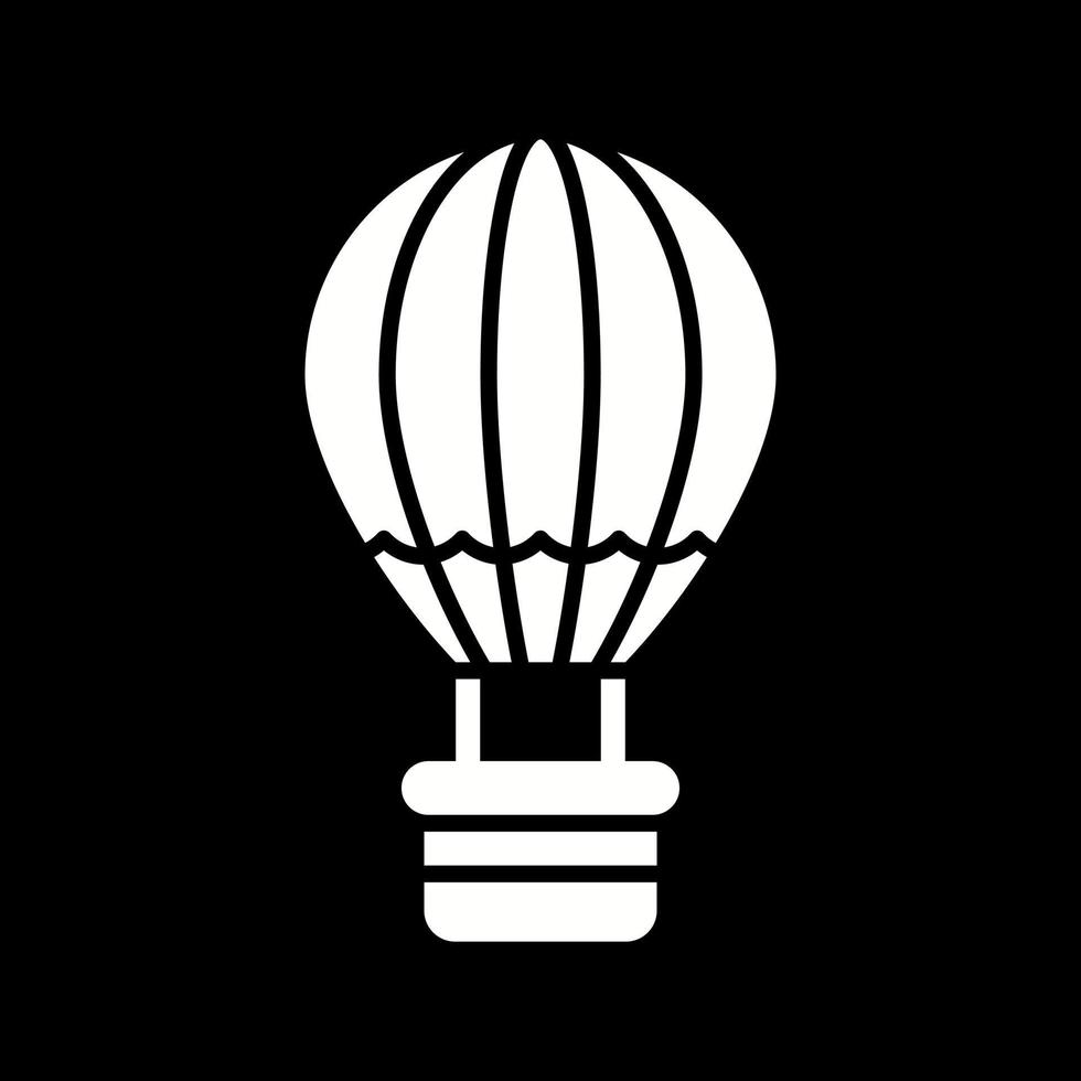 Heißluftballon-Vektorsymbol vektor