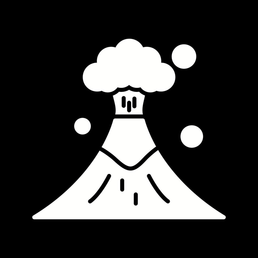 vulkan vektor ikon