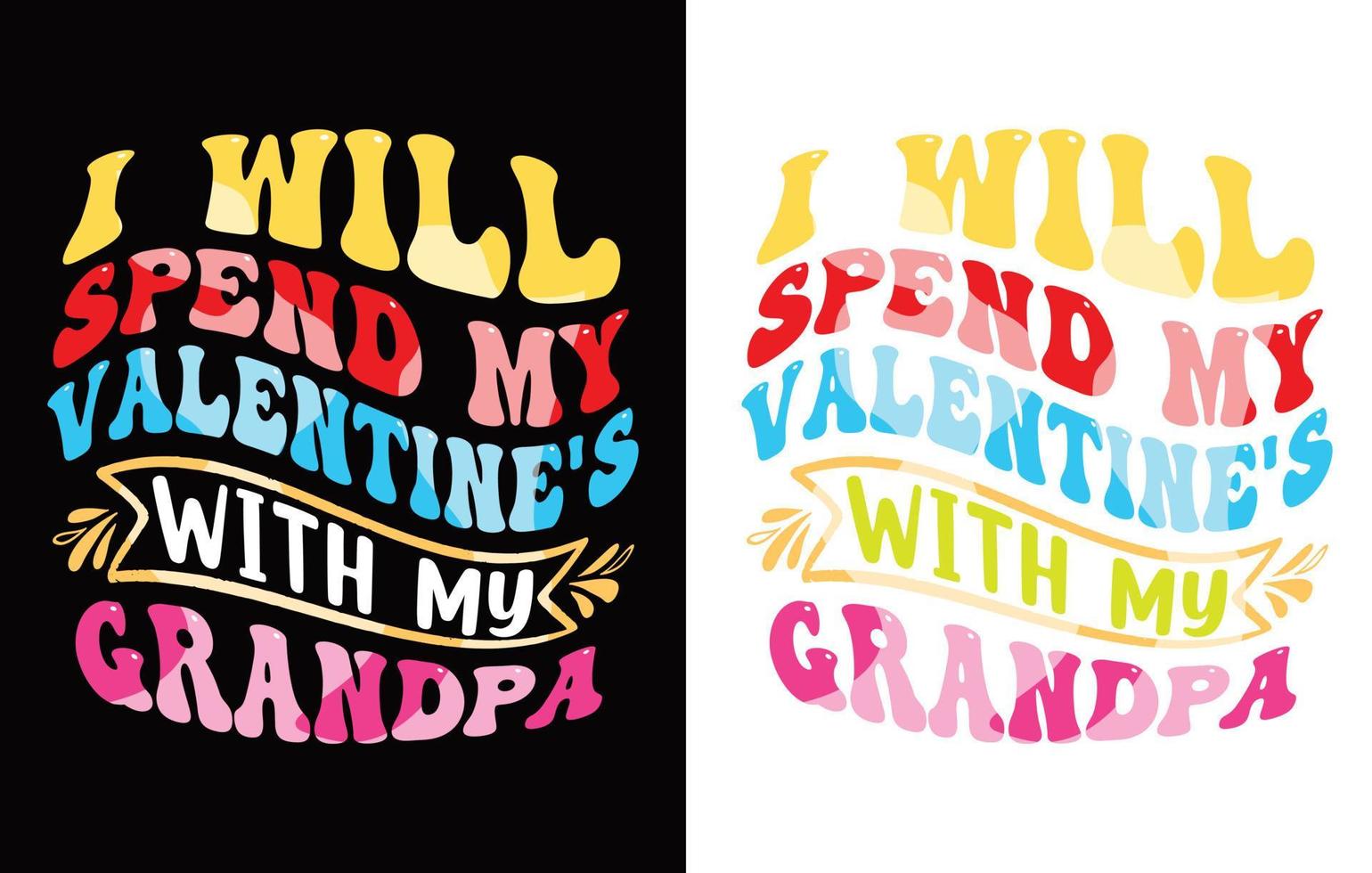 Valentinstag-Typografie-T-Shirt-Design. vektor