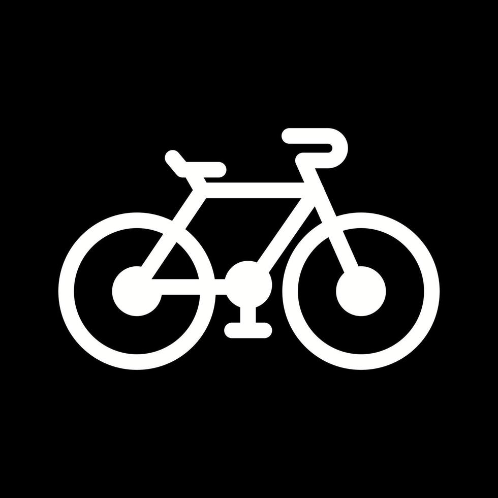 Fahrrad-Vektor-Symbol vektor