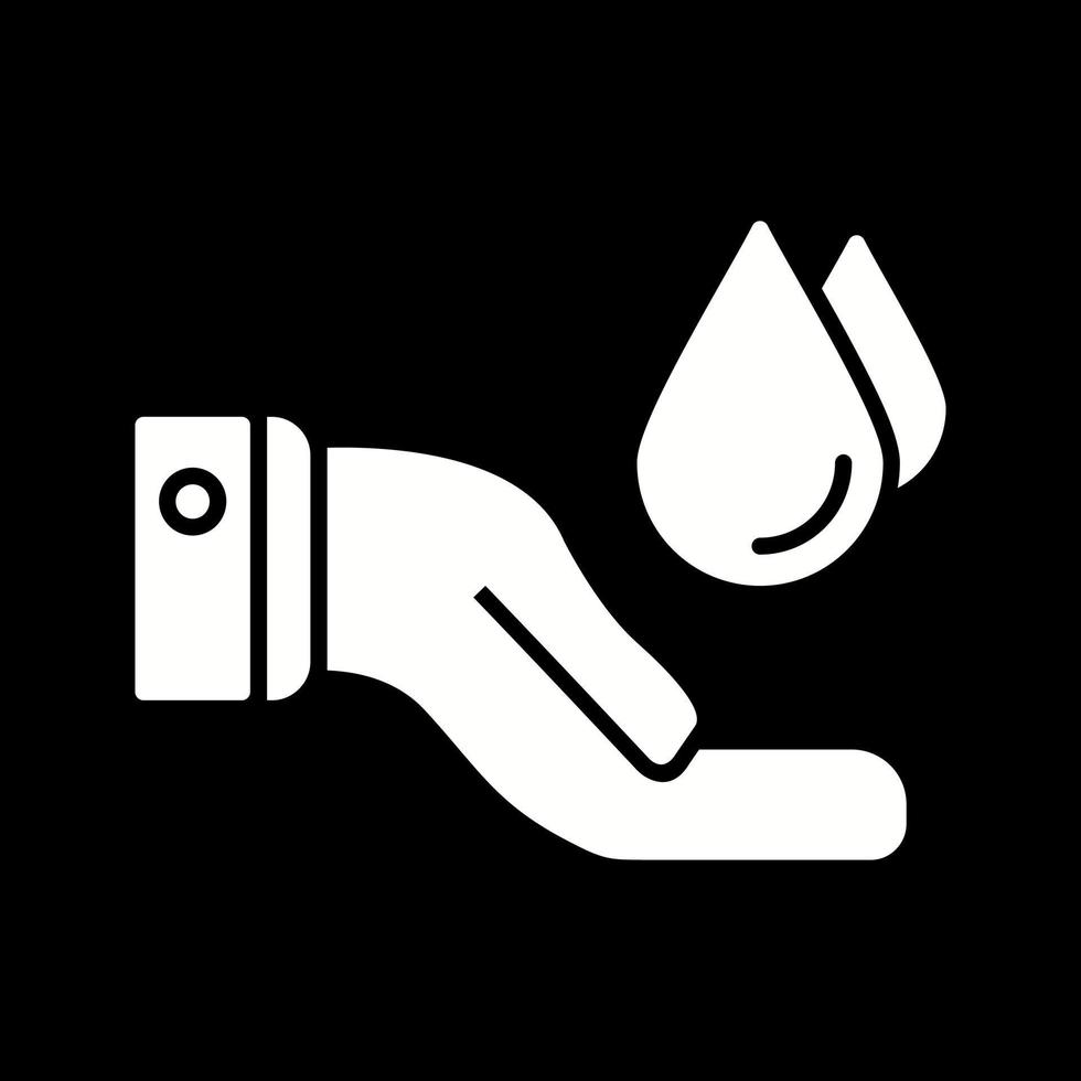 spara vatten vektor ikon