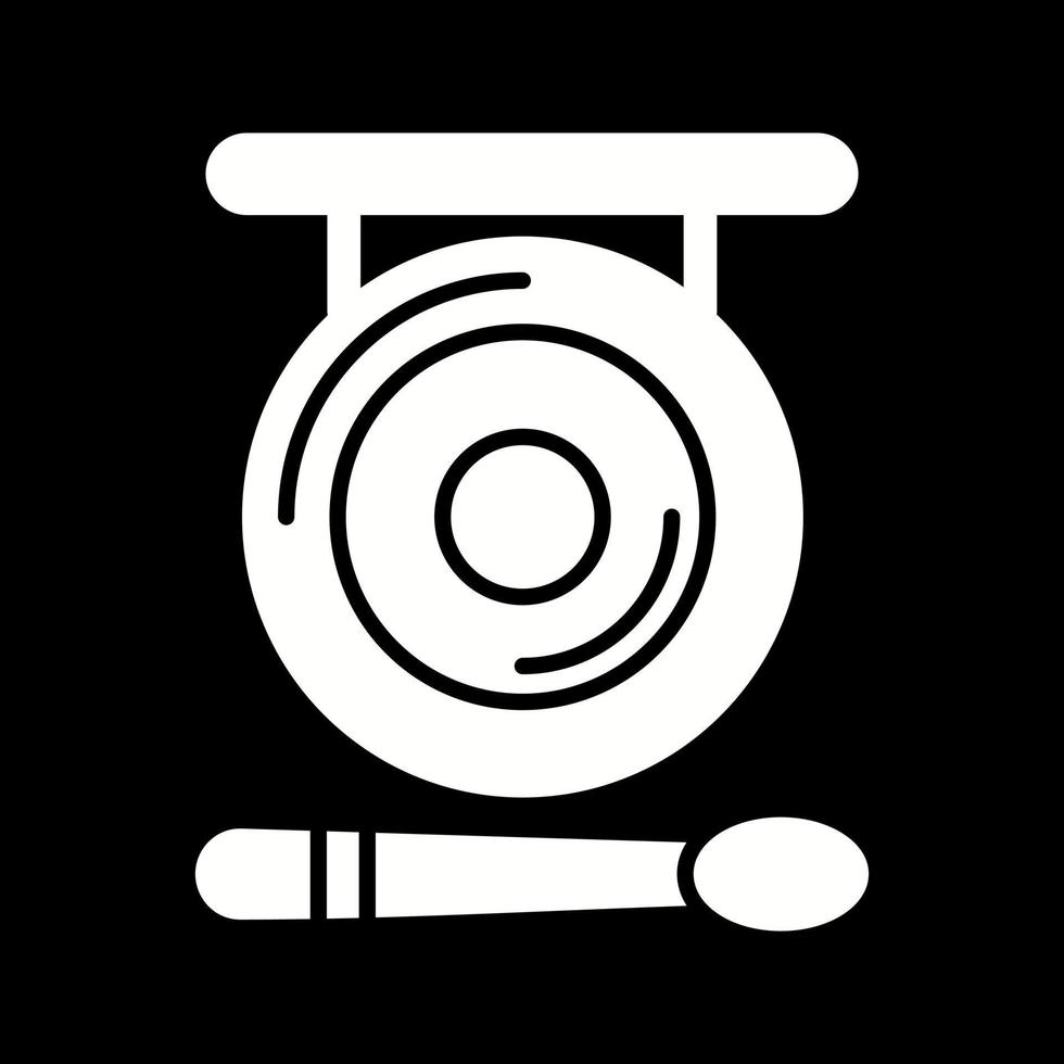 Gong-Vektor-Symbol vektor