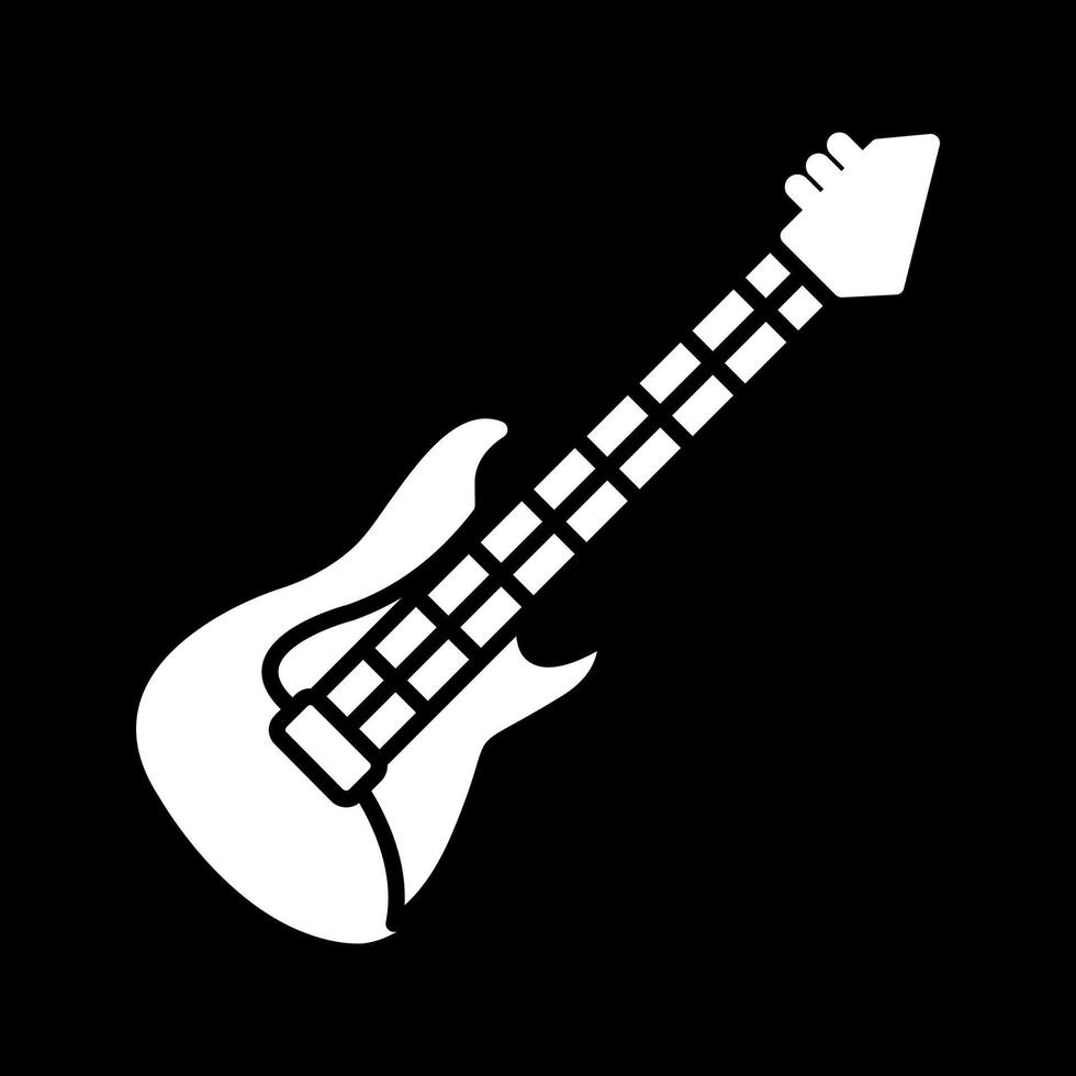 Vektorsymbol für E-Gitarre vektor