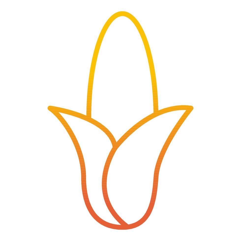 Mais-Symbol, geeignet für eine Vielzahl digitaler kreativer Projekte. vektor