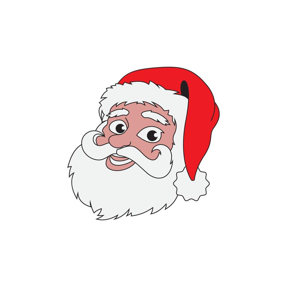 santa claus vektor illustrationer design ikon