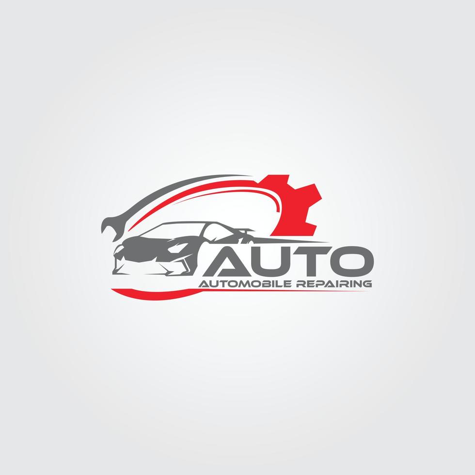 Autoreparatur-Logo-Design, Autos, Ernteservice, Automobil vektor