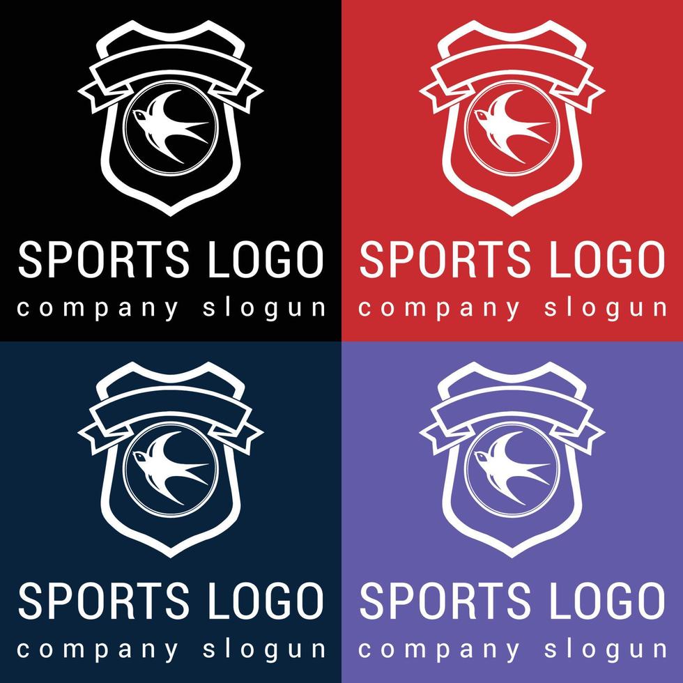 jag kommer skapa fotboll, korg boll, bricka och fotboll logotyp design vektor