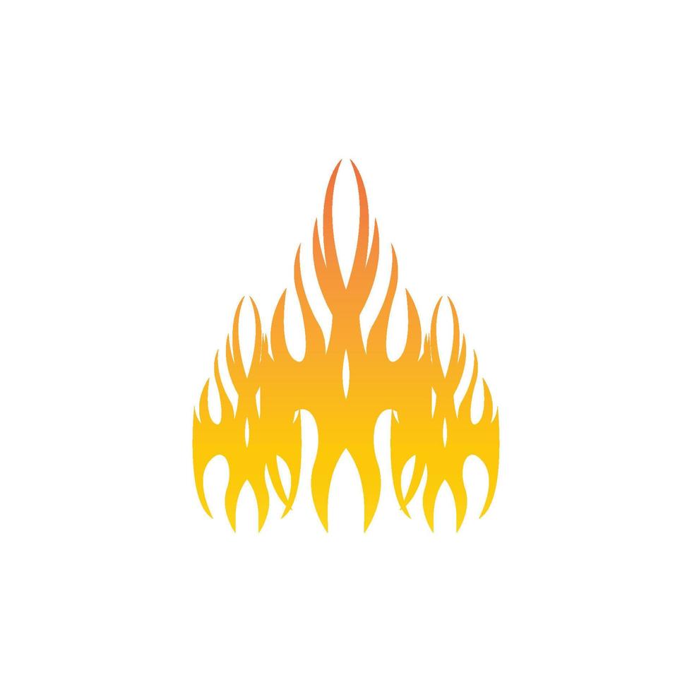 brand låga ikon och symbol vektor illustration