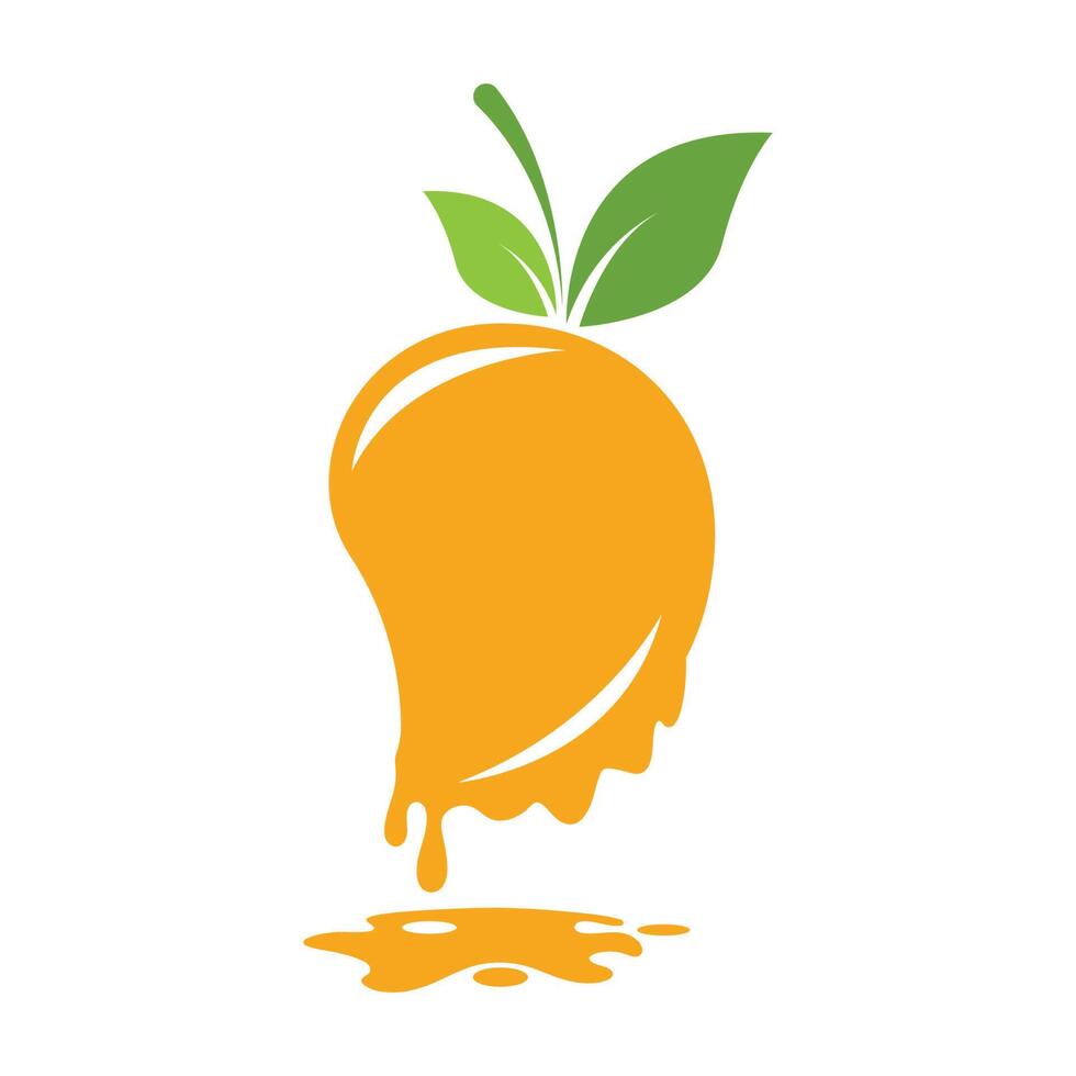 mango ikon logotyp design vektor
