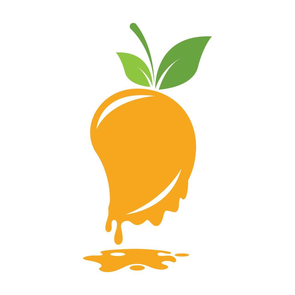 Mango-Symbol-Logo-Design vektor