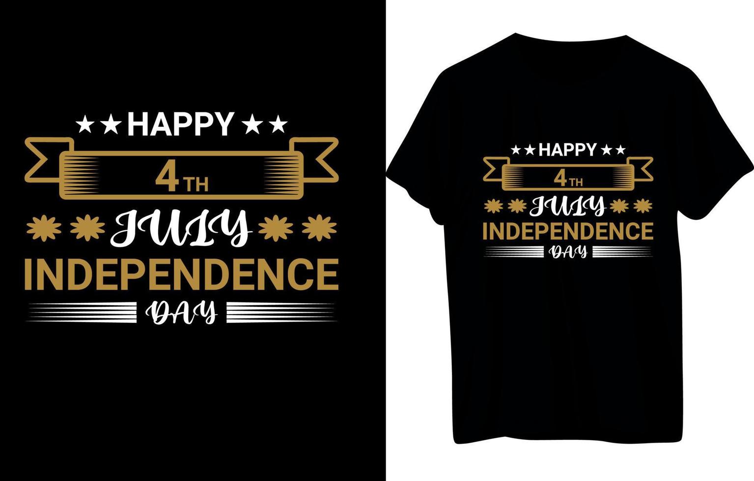 Unabhängigkeit T-Shirt-Design vektor