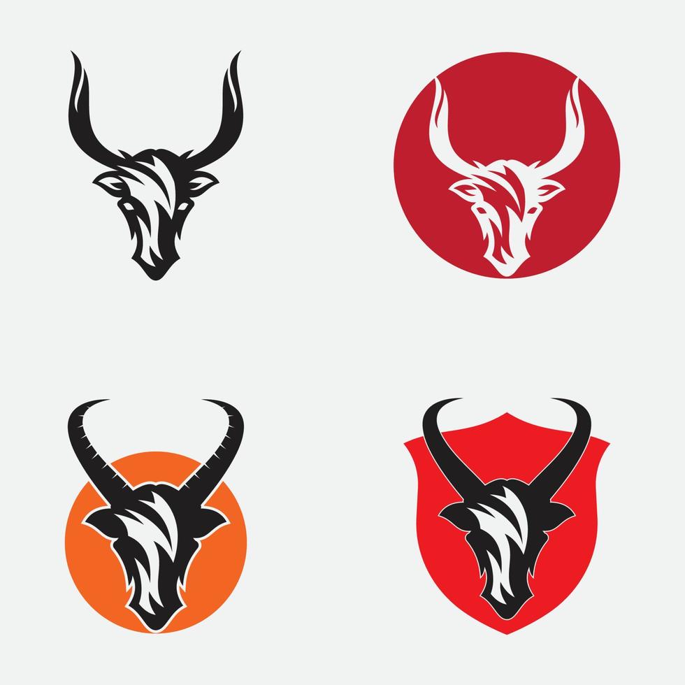 Antilopen-Logo Vektorgrafiken Design-Symbol-Logo vektor