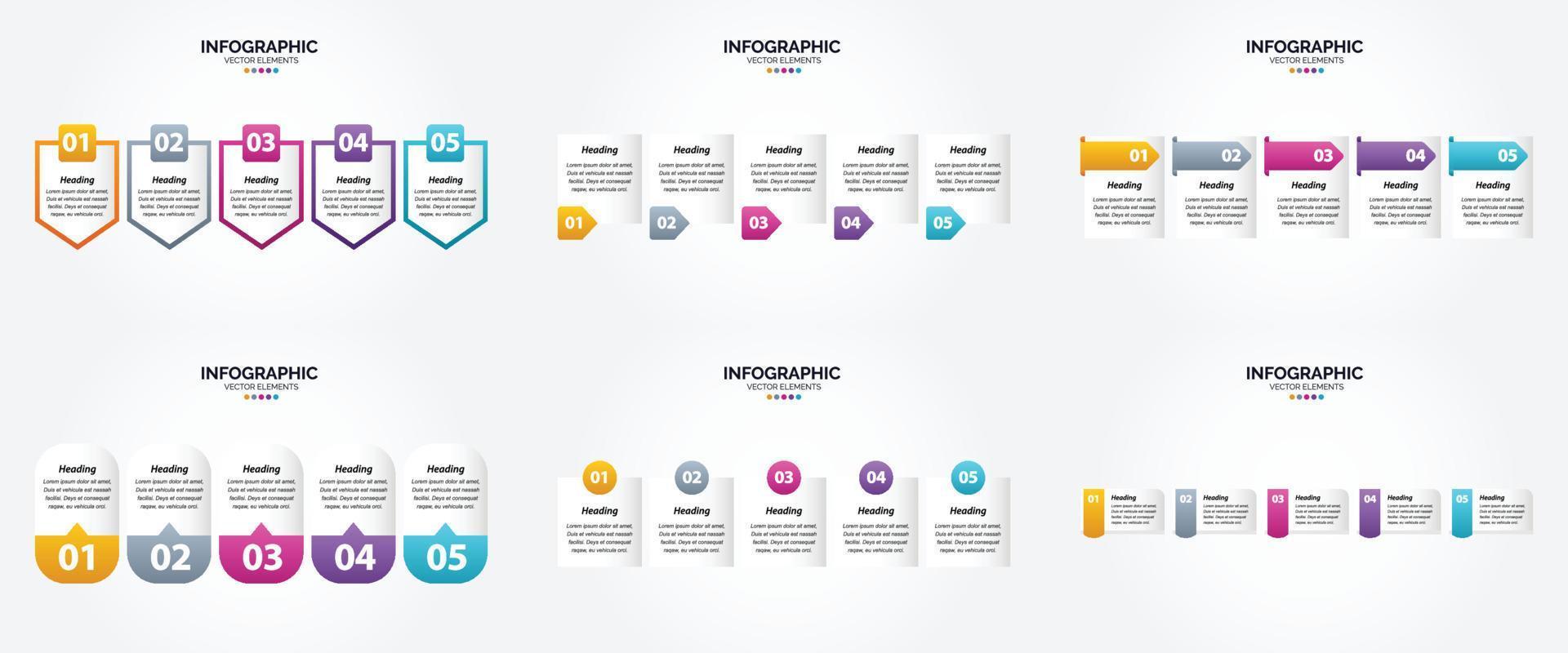 vektor illustration infographics platt design uppsättning för reklam broschyr flygblad och tidskrift