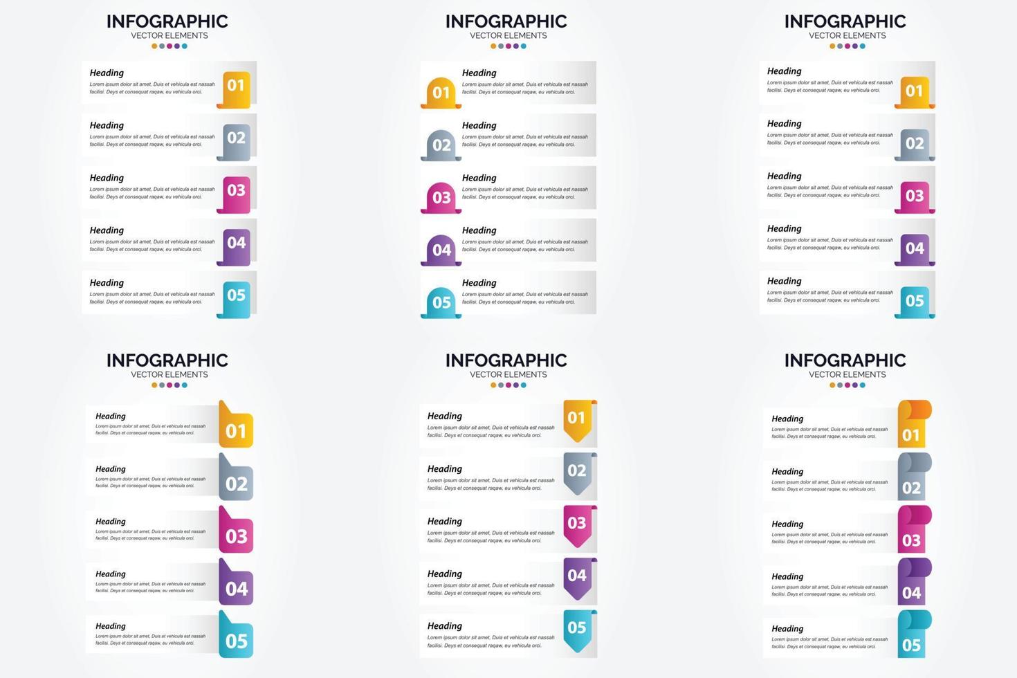 vektor illustration infographics uppsättning i platt design för reklam i broschyrer. flygblad. och tidningar.