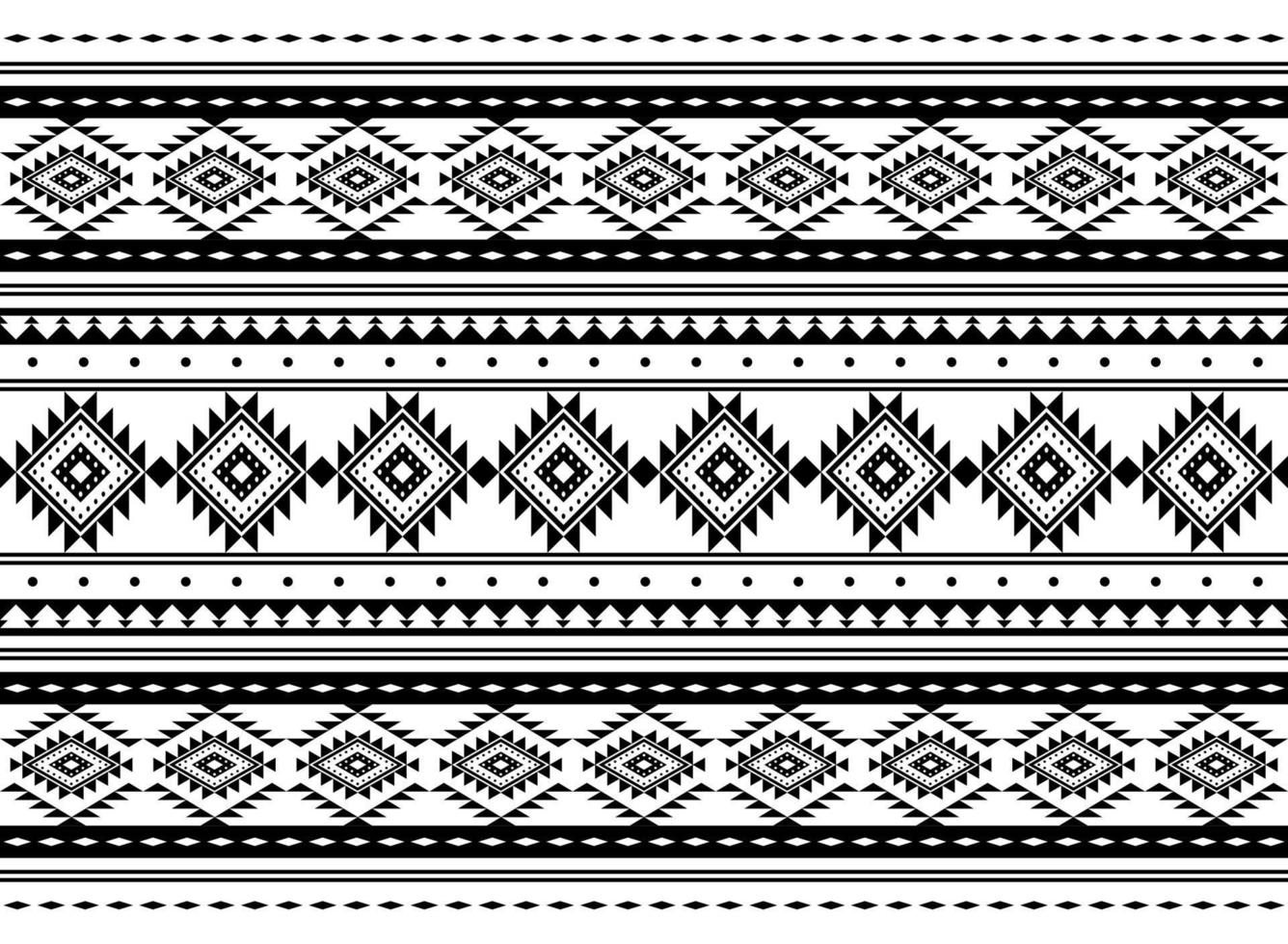 geometrisk etnisk orientalisk sömlös mönster traditionell design för bakgrund, matta, tapet, Kläder, omslag, batik, tyg, vektor, illustration, broderi stil. vektor