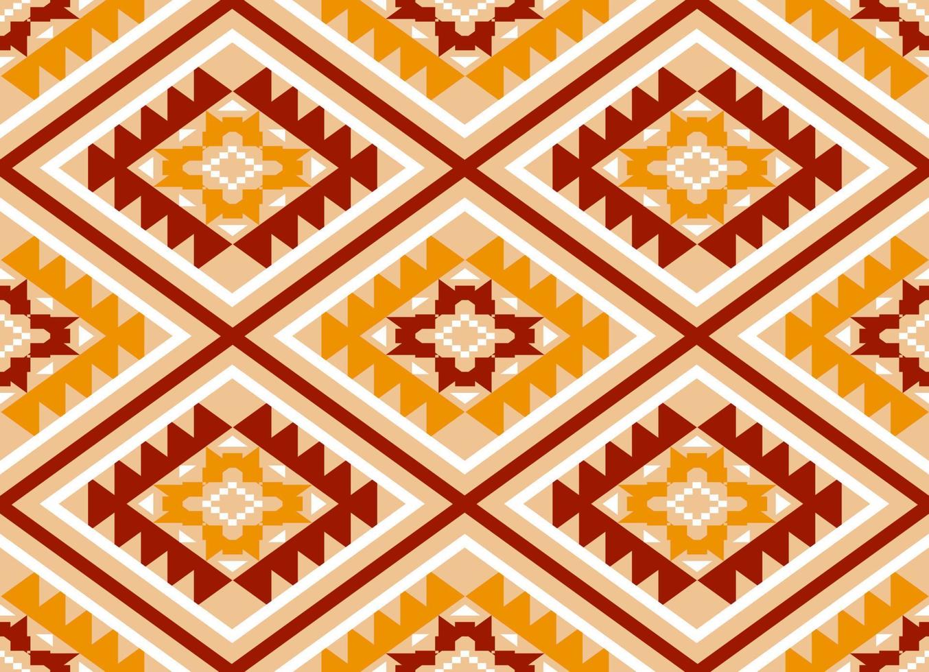 geometrisches ethnisches orientalisches nahtloses muster traditionelles design für hintergrund, teppich, tapete, kleidung, verpackung, batik, stoff, vektor, illustration, stickereistil. vektor