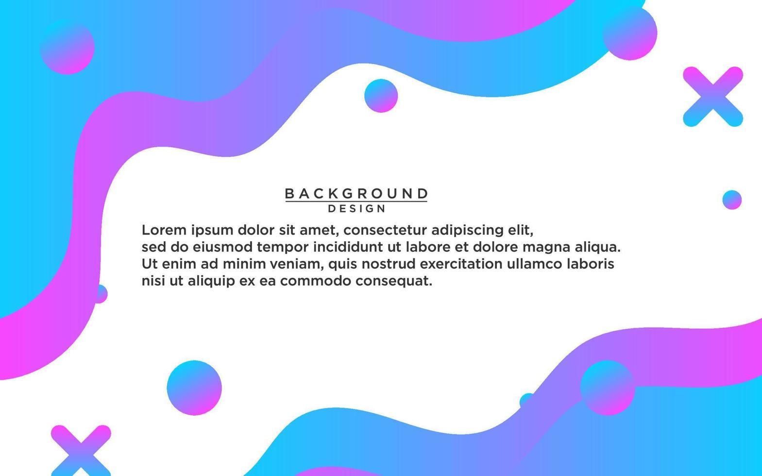 abstrakte flüssige Form Hintergrund. blaue und violette weiße flüssige Vektorbanner-Vorlage für soziale Medien, Websites vektor