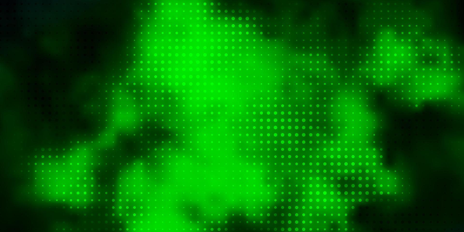 hellblauer, grüner Vektorhintergrund mit Kreisen. vektor