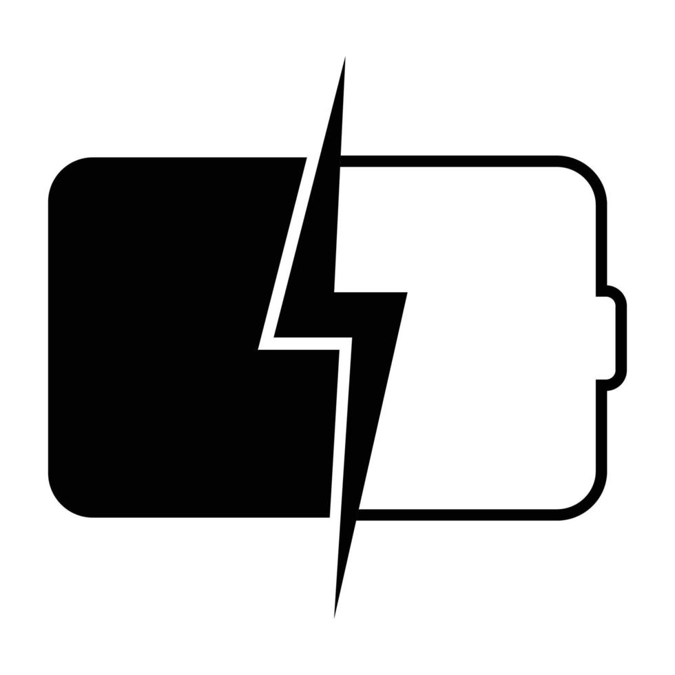 Ladegerät-Logo-Vektor vektor