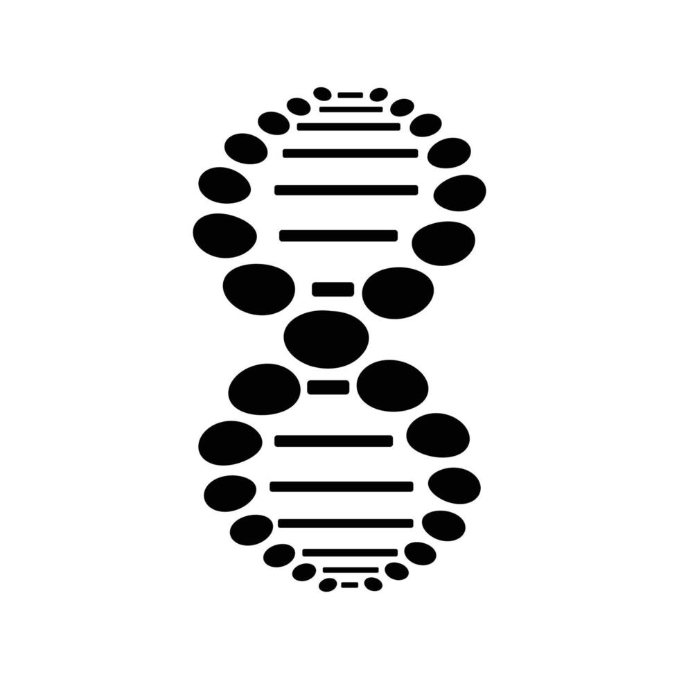 DNA-Logo-Vektor vektor