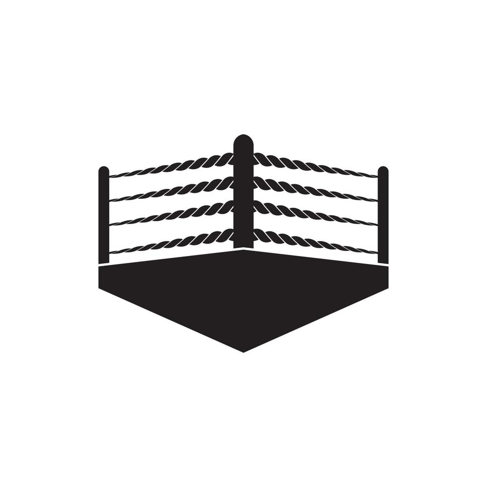 Boxring-Logo, Symbol, Vektorgrafik-Design vektor