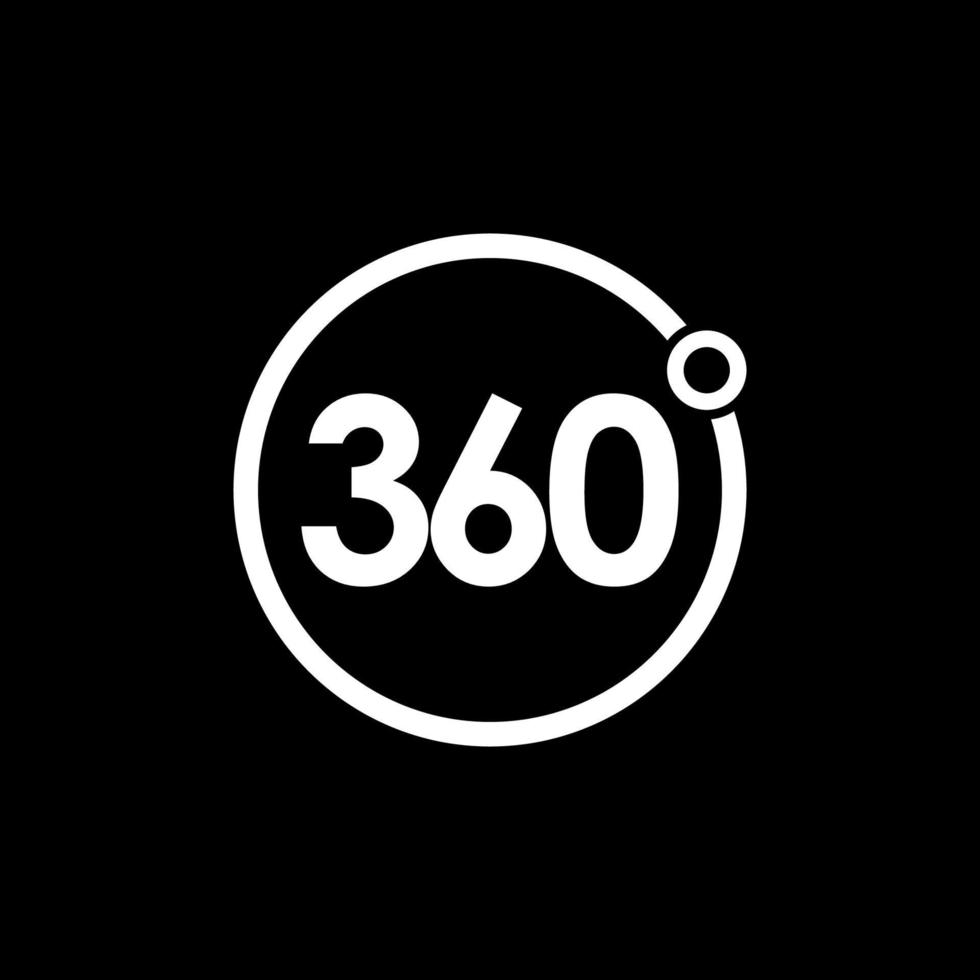 kamera 360 grad ikon vektor logotyp mall illustration design. vektor eps 10.