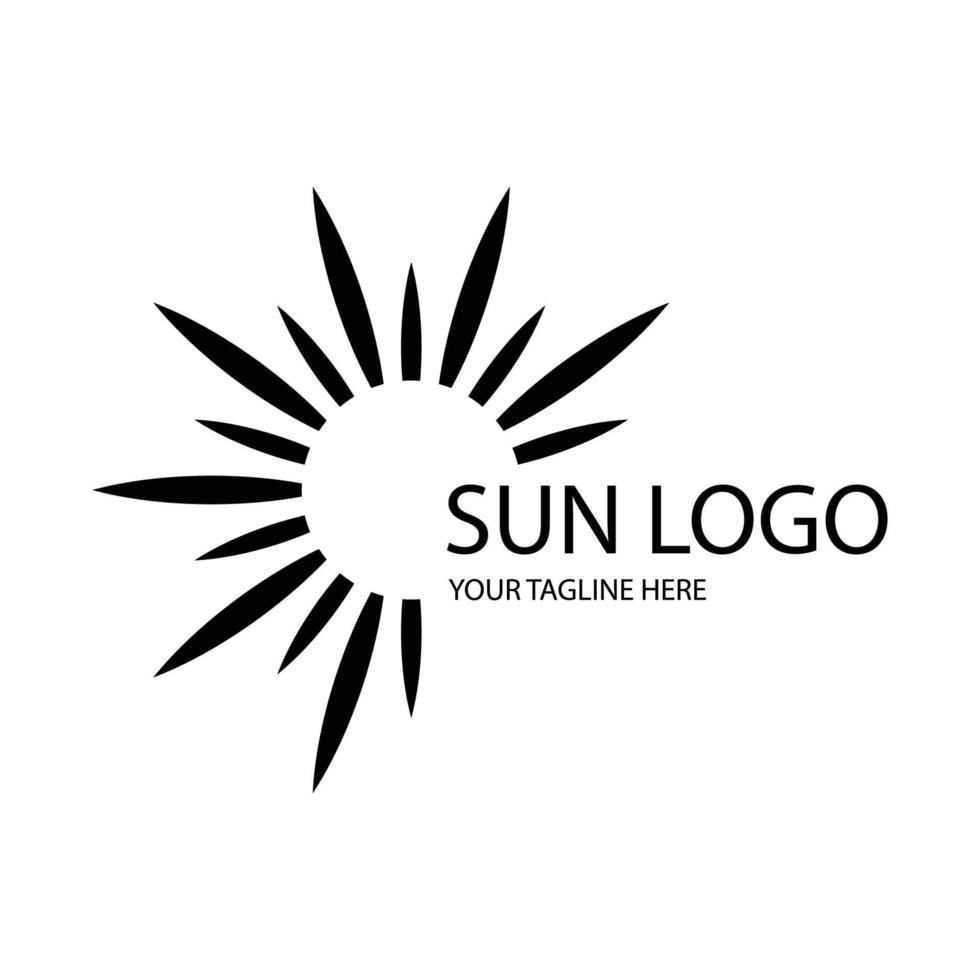 Sonne-Logo-Vektor vektor