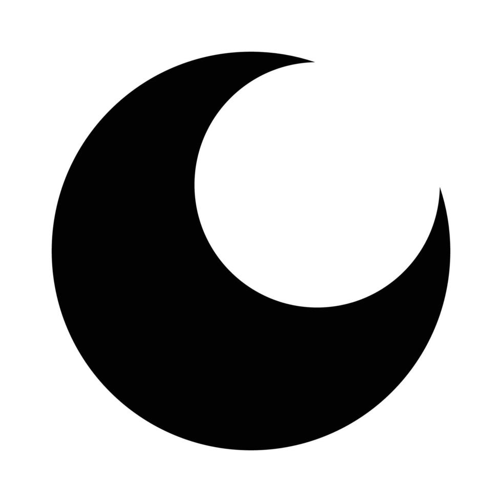 Mond-Logo-Vektor vektor