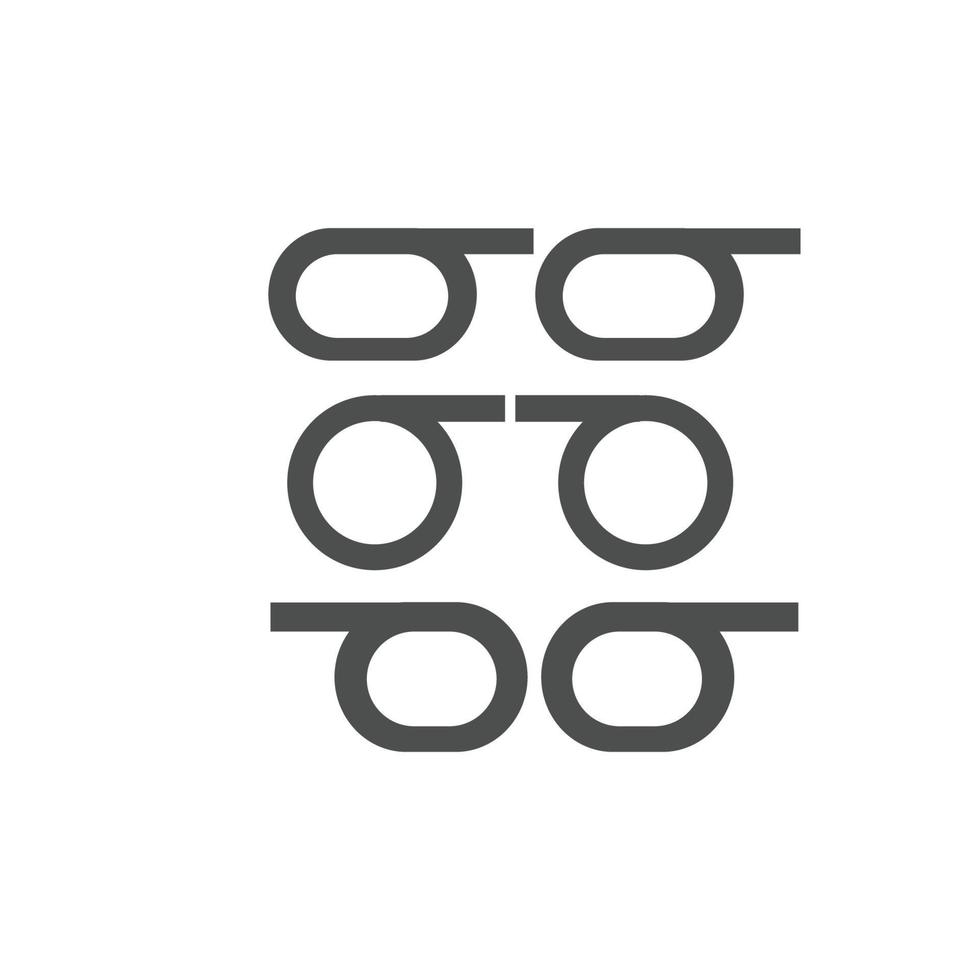 Brillen-Logo-Vektor vektor