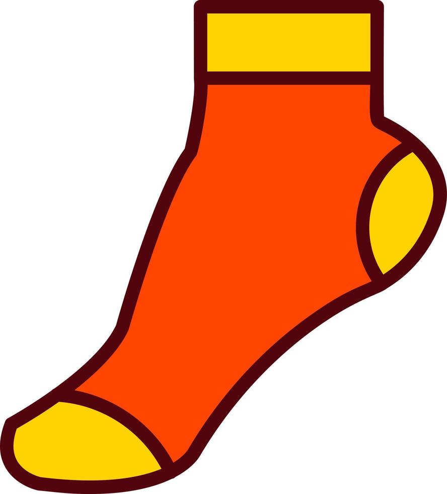 Socken-Vektor-Symbol vektor