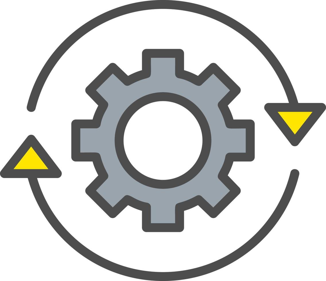 Workflow-Vektor-Symbol vektor