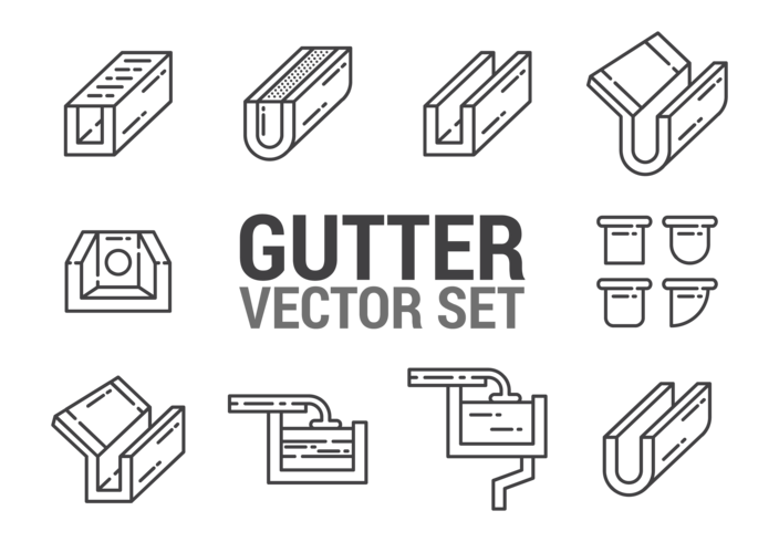 Gutter Ikoner Vector