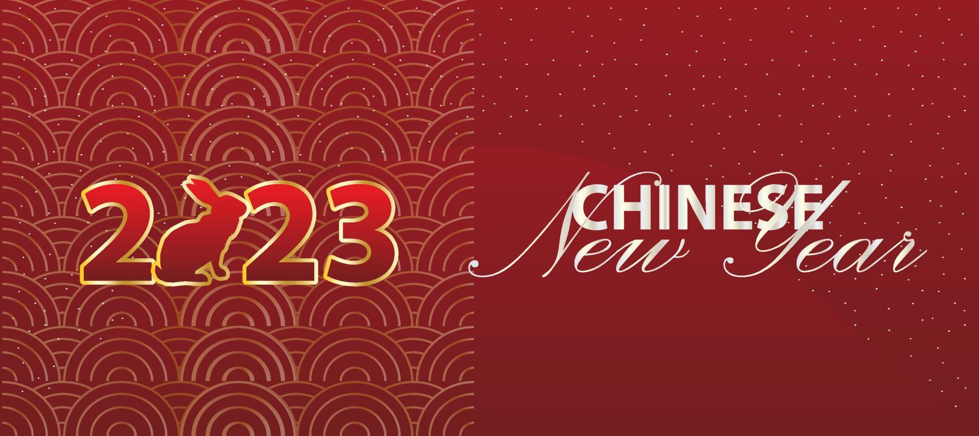 chinesisches neujahr 2023, vektordesign. vektor