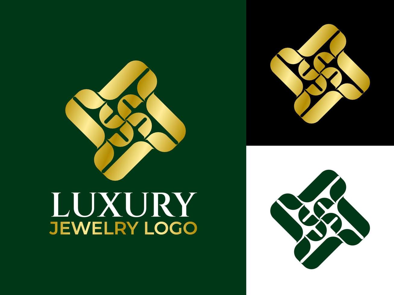 Vektor-Logo-Design-Vorlage - abstraktes Symbol im dekorativen arabischen Stil - Emblem für Luxusprodukte, Hotels, Boutiquen, Schmuck, orientalische Kosmetik, Restaurants, Geschäfte und Läden vektor